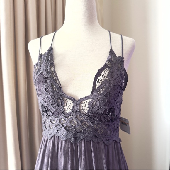 Free People One Adella Lace Slip Dress Small - Picture 3 of 15